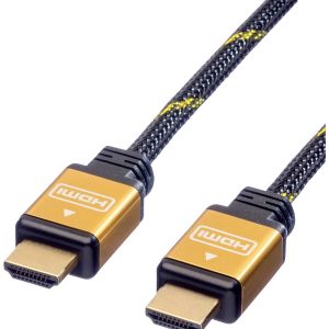 ROLINE GOLD HDMI High Speed Kabel, M/M, 2 m