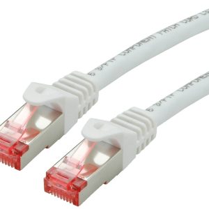 ROLINE patchkabel Cat.6 S/FTP (PiMF), componentniveau, LSOH, wit, 2 m ROLINE patchkabel Cat.6 S/FTP (PiMF), componentniveau, LSOH, wit, 2 m