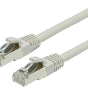 VALUE Patchkabel Cat.6 (Class E) S/FTP (PiMF), LS0H, grijs, 1 m