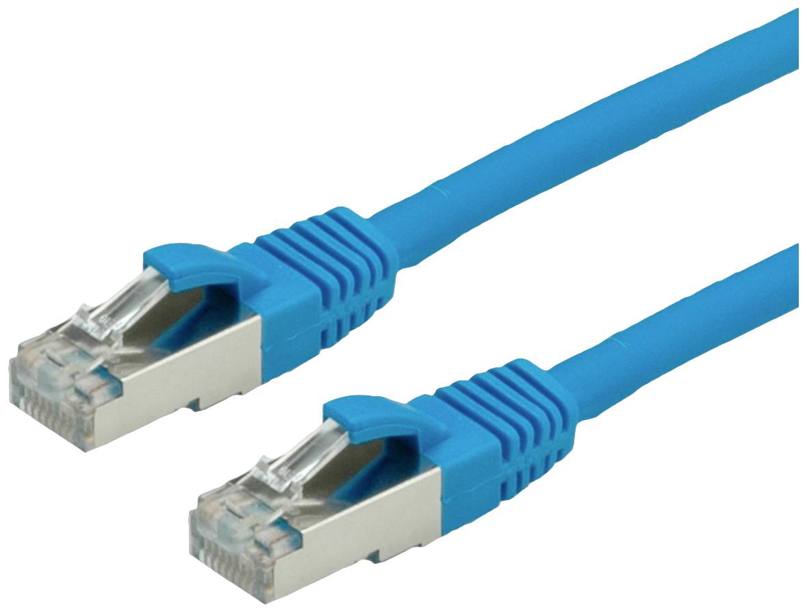 VALUE Patchkabel Cat.6 (Class E) S/FTP (PiMF), LS0H, blauw, 2 m