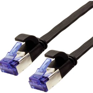 VALUE FTP patchkabel, Cat.6A (Class EA), extra plat, zwart, 0,5 m VALUE FTP patchkabel, Cat.6A (Class EA), extra plat, zwart, 0,5 m