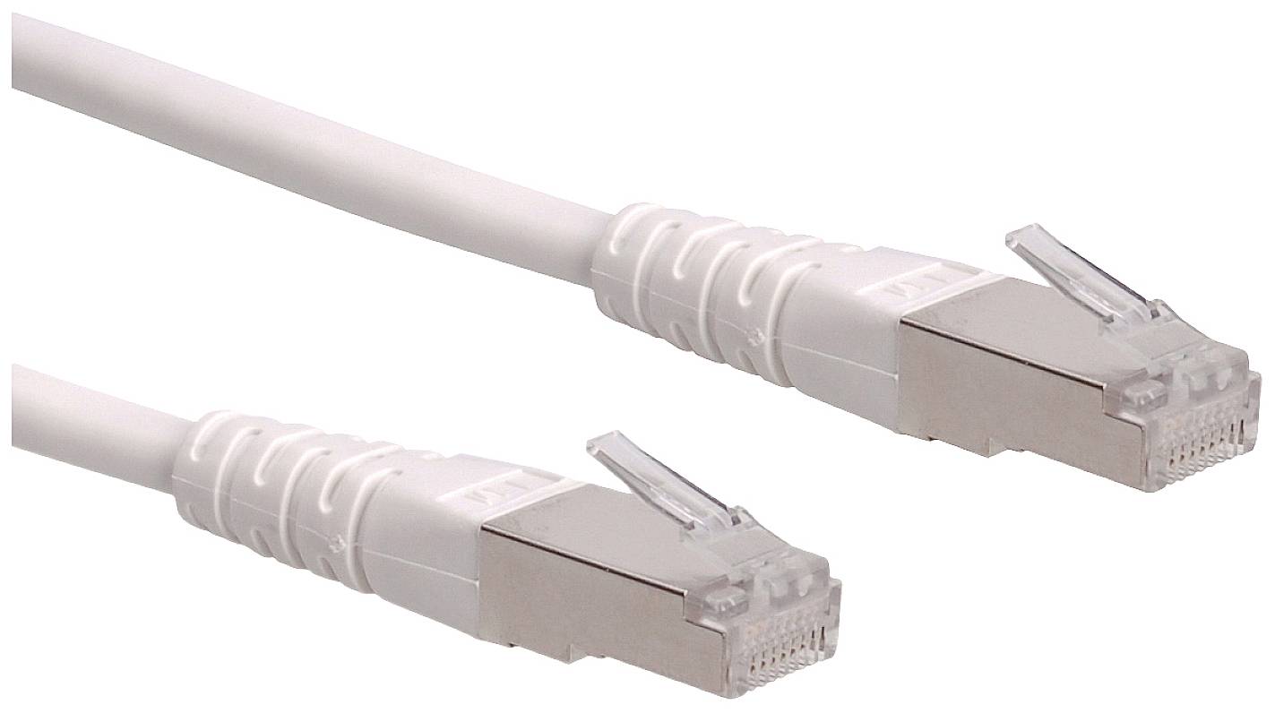 ROLINE patchkabel Cat.6 (Klasse E) S/FTP (PiMF), wit, 2 m