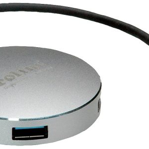 ROLINE USB 3.2 Gen 1 hub, rond, 4-voudig, type C aansluitkabel ROLINE USB 3.2 Gen 1 hub, rond, 4-voudig, type C aansluitkabel