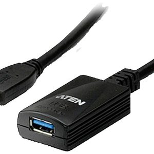 ATEN UE350A USB-kabel USB 4.0 RJ45 5.00 m Zwart ATEN UE350A USB-kabel USB 4.0 RJ45 5.00 m Zwart