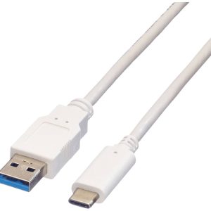 VALUE USB 3.2 Gen 1 kabel, A-C, M/M, 0,5 m VALUE USB 3.2 Gen 1 kabel, A-C, M/M, 0,5 m