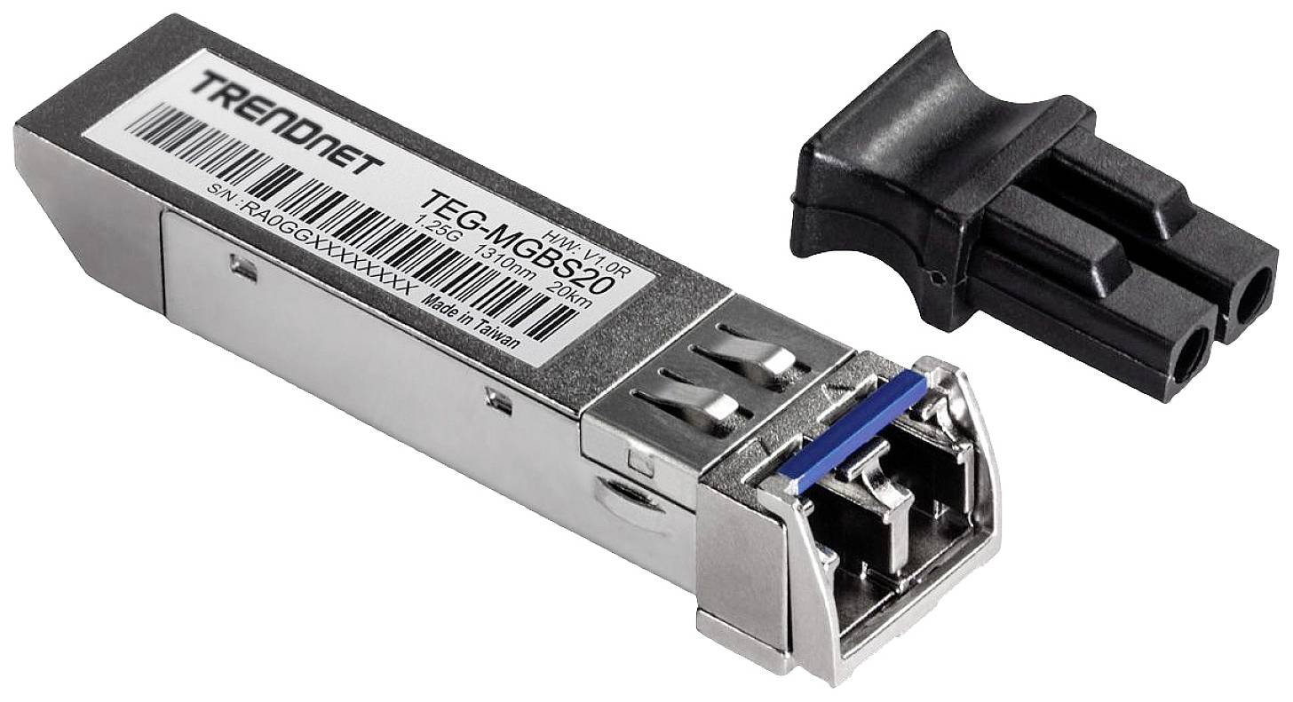 TRENDnet TEG-MGBS20 Mini-GBIC , Single-Mode LC Module 10KM