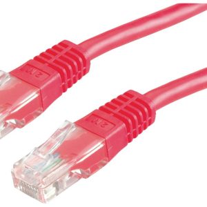 ROLINE patchkabel Cat.5e (Klasse D) UTP, PoE, rood, 1 m ROLINE patchkabel Cat.5e (Klasse D) UTP, PoE, rood, 1 m