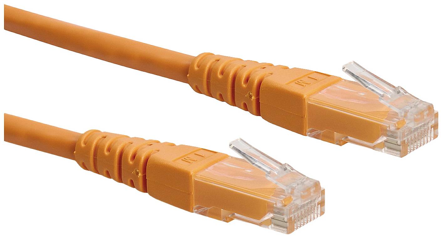 ROLINE Patchkabel Cat.6 UTP (Class E), oranje, 1,5 m