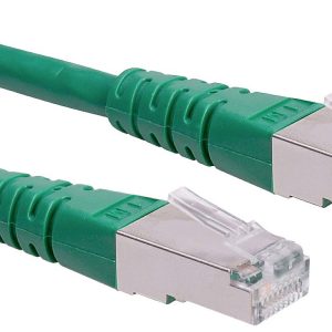 ROLINE patchkabel Cat.6 (Klasse E) S/FTP (PiMF), groen, 0,5 m ROLINE patchkabel Cat.6 (Klasse E) S/FTP (PiMF), groen, 0,5 m