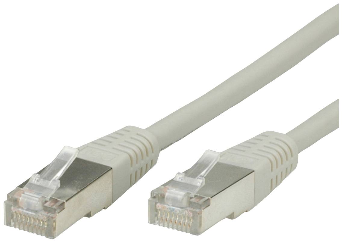 VALUE Patchkabel Cat.6 (Class E) S/FTP (PiMF), grijs, 10 m