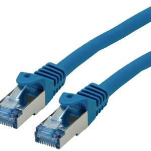 ROLINE Patchkabel Cat.6A S/FTP (PiMF), Component Level, LSOH, blauw, 2 m ROLINE Patchkabel Cat.6A S/FTP (PiMF), Component Level, LSOH, blauw, 2 m
