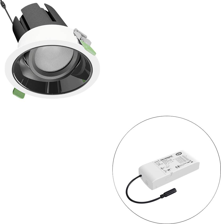 EVN F04R09SM2540L24D F04R09SM2540L24D LED-plafondspot