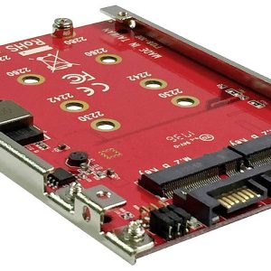 ROLINE M.2 naar SATA III SSD H/W adapter, 2x M.2 NGFF SSD, bootable en RAID compatibel. ROLINE M.2 naar SATA III SSD H/W adapter, 2x M.2 NGFF SSD, bootable en RAID compatibel.