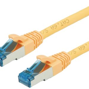 VALUE Patchkabel Kat.6A (Class EA) S/FTP (PiMF), LSOH, geel, 0,5 m VALUE Patchkabel Kat.6A (Class EA) S/FTP (PiMF), LSOH, geel, 0,5 m