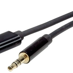 ROLINE Adapterkabel USB Type C – 3.5mm Audio, Male/Male, zwart, 0,8 m ROLINE Adapterkabel USB Type C – 3.5mm Audio, Male/Male, zwart, 0,8 m