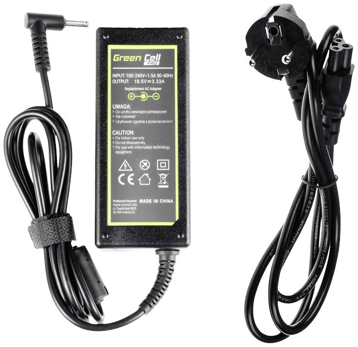 Green Cell AD49P Laptop netvoeding 65 W 19.5 V 3.33 A