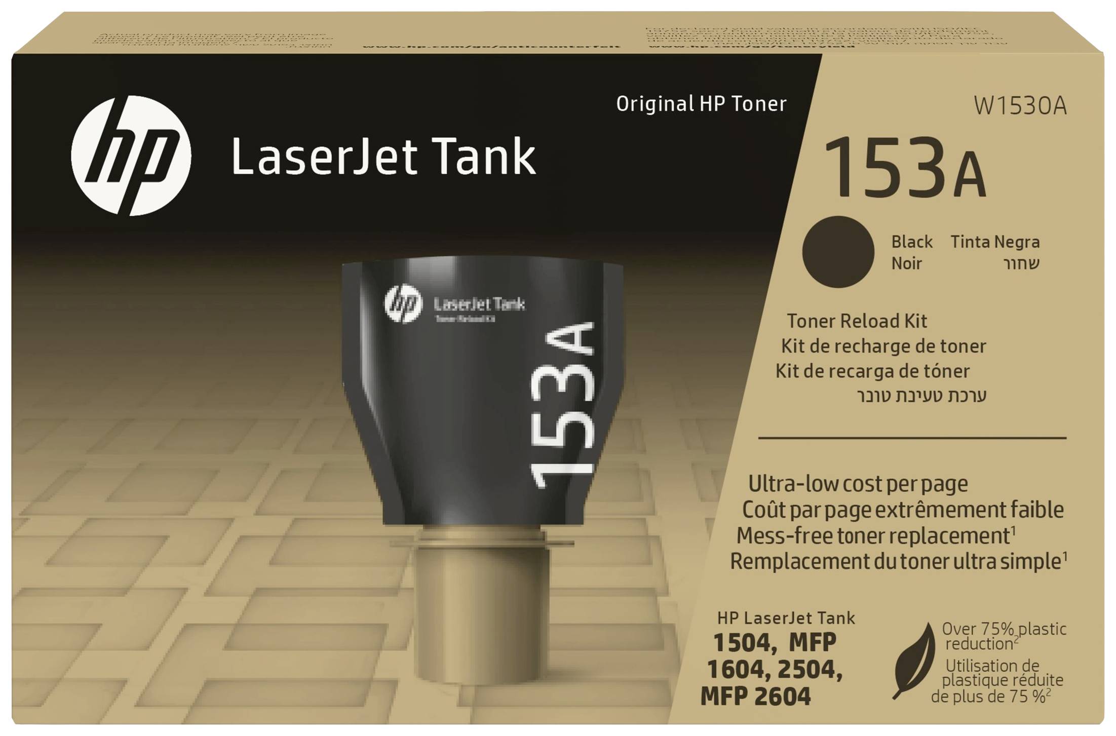 HP Toner 153A Origineel Zwart 2500 bladzijden W1530A