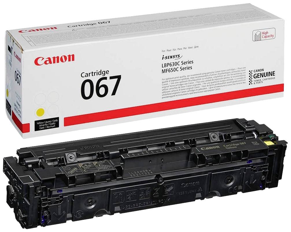 Canon Toner 067 Origineel Geel 1250 bladzijden 5099 C 002