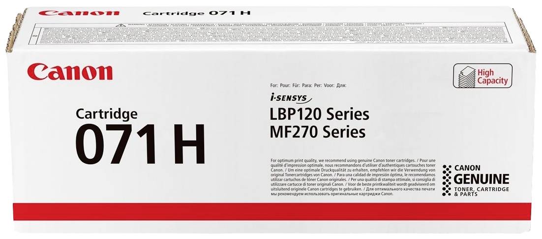 Canon Toner 071 H Origineel Enkel Zwart 2500 bladzijden 5646C002