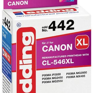 Edding Inktcartridge vervangt Canon CL-546 XL Compatibel Kleur EDD-442 18-442 Edding Inktcartridge vervangt Canon CL-546 XL Compatibel Kleur EDD-442 18-442