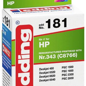 Edding Inktcartridge vervangt HP 343, C8766EE Compatibel Kleur EDD-181 18-181