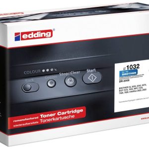 Edding Drum vervangt Brother DR-2000 Compatibel Zwart 12000 bladzijden EDD-1032 18-1032 Edding Drum vervangt Brother DR-2000 Compatibel Zwart 12000 bladzijden EDD-1032 18-1032