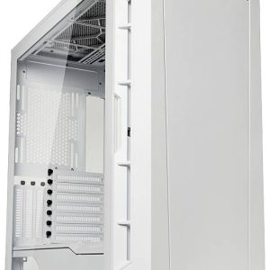 Phanteks Eclipse P600S Silent Midi-tower Behuizing, Gaming-behuizing Wit 3 voorgeïnstalleerde ventilators, Geluidsdempin