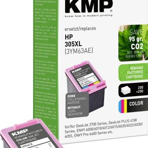 KMP Inktcartridge vervangt HP 305XL, 3YM63AE Compatibel Kleur H96CX 1772,4030 KMP Inktcartridge vervangt HP 305XL, 3YM63AE Compatibel Kleur H96CX 1772,4030