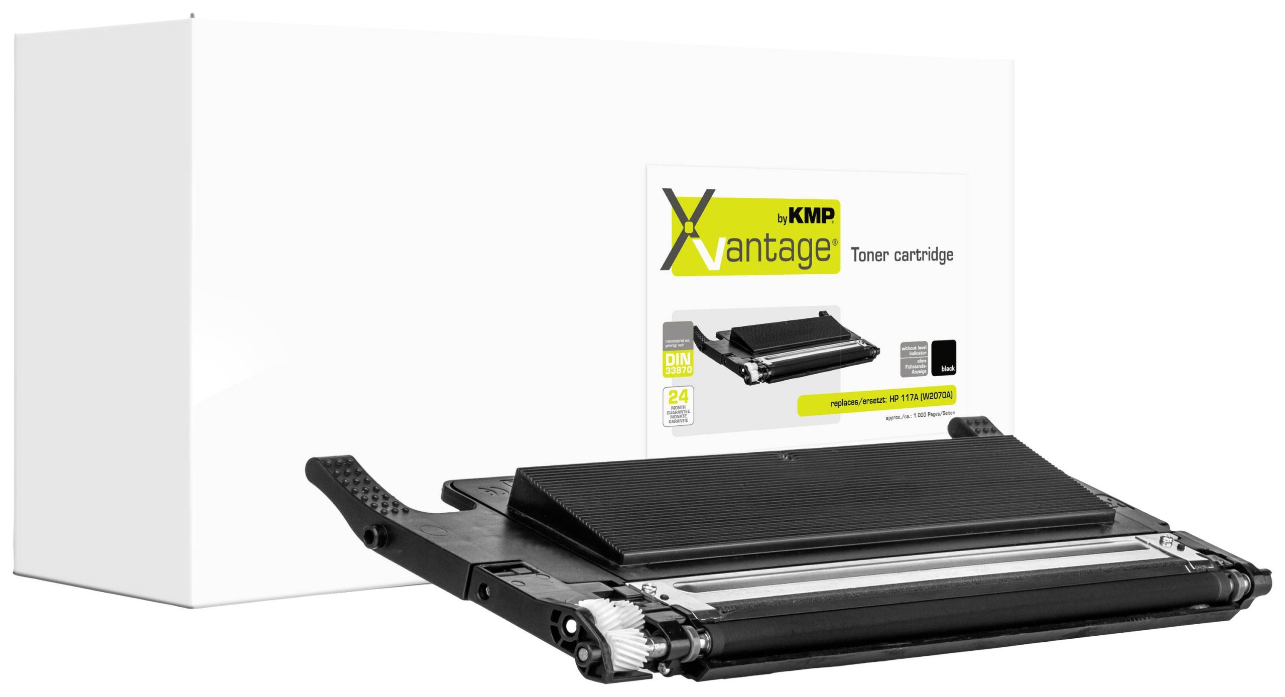 KMP Toner vervangt HP 117A (W2070A) Compatibel Zwart 1000 bladzijden H-T259 2555,0080