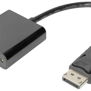 Digitus DB-340414-001-S DisplayPort-kabel DisplayPort / DVI Aansluitkabel DisplayPort-stekker, DVI-I 24+5-polige bus 0.1 Digitus DB-340414-001-S DisplayPort-kabel DisplayPort / DVI Aansluitkabel DisplayPort-stekker, DVI-I 24+5-polige bus 0.1