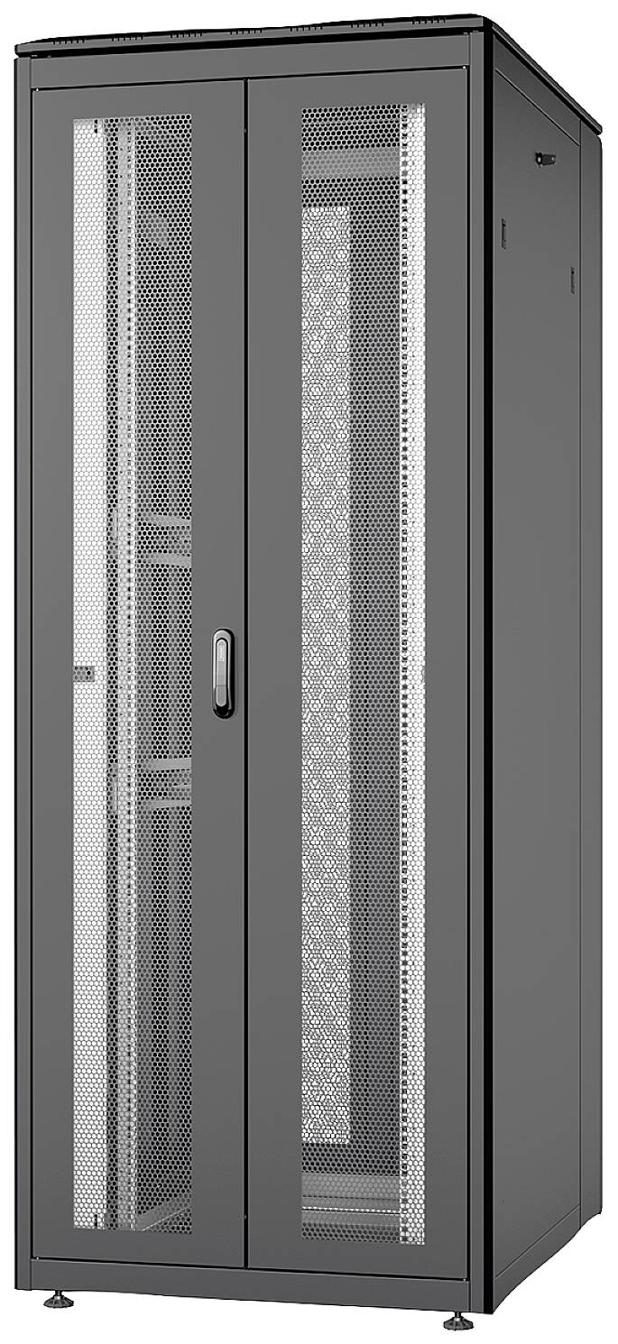 Digitus DN-31128-B 19inch-patchkast (b x h x d) 800 x 2053 x 1000 mm 42 HE Zwart, Zwart (RAL 9005)