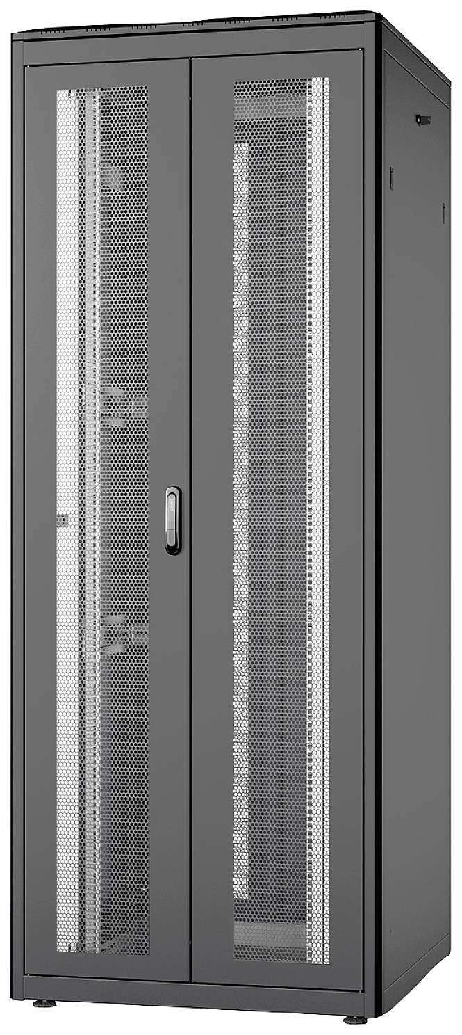 Digitus DN-31118-B 19inch-patchkast (b x h x d) 800 x 2053 x 800 mm 42 HE Zwart, Zwart (RAL 9005)