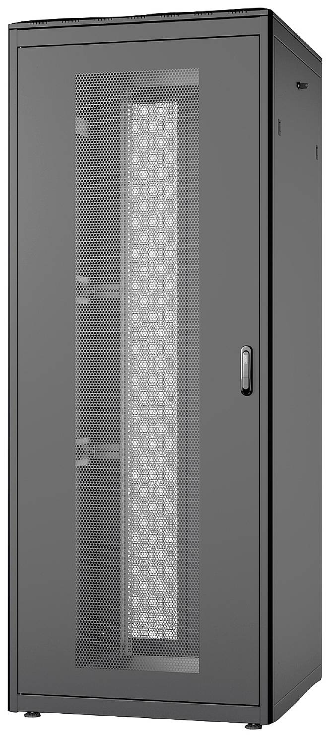 Digitus DN-31117-B 19inch-patchkast (b x h x d) 800 x 2053 x 800 mm 42 HE Zwart, Zwart (RAL 9005)