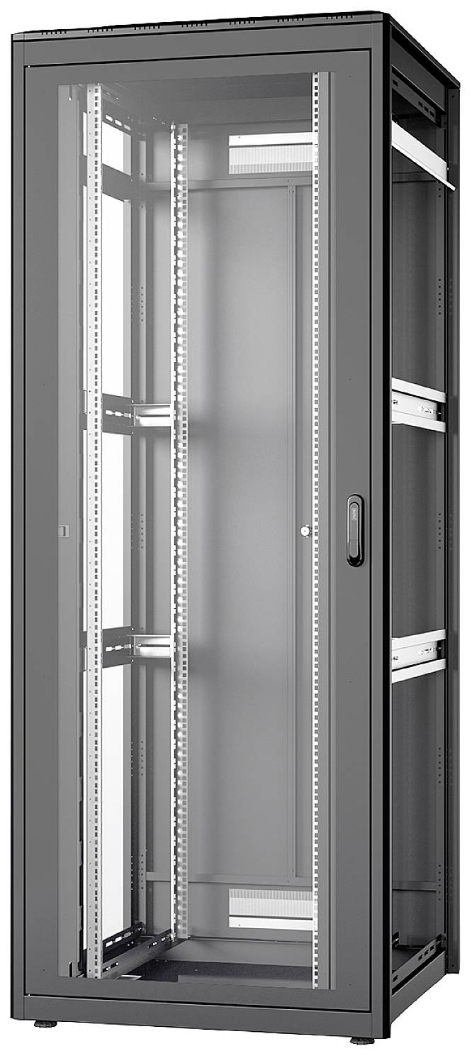 Digitus DN-31113-B 19inch-patchkast (b x h x d) 800 x 2053 x 800 mm 42 HE Zwart, Zwart (RAL 9005)