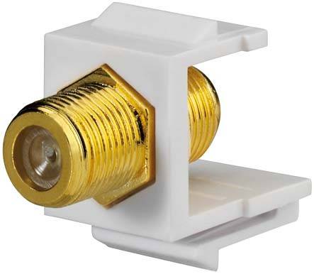 Rutenbeck Rutenbeck KMK-BNC-F rw - Modulares Faceplate-Snap-In BNC-inbouwmodule 1 stuk(s)