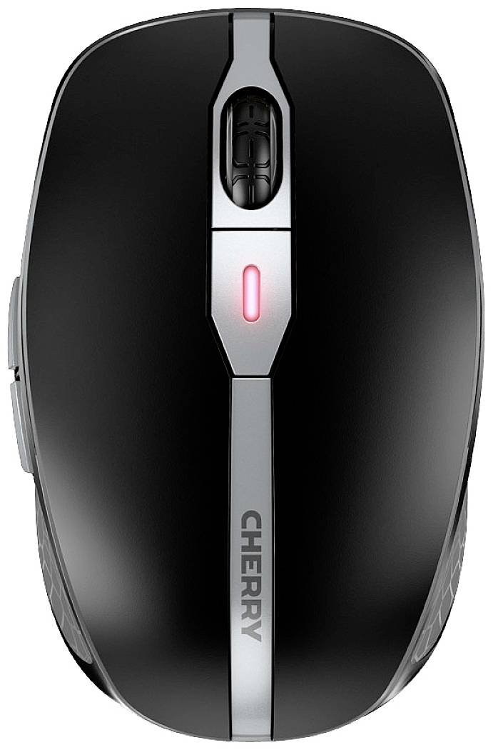 CHERRY JW-9100-2 Muis Draadloos, Radiografisch, Bluetooth Optisch Zwart/zilver 6 Toetsen 2400 dpi