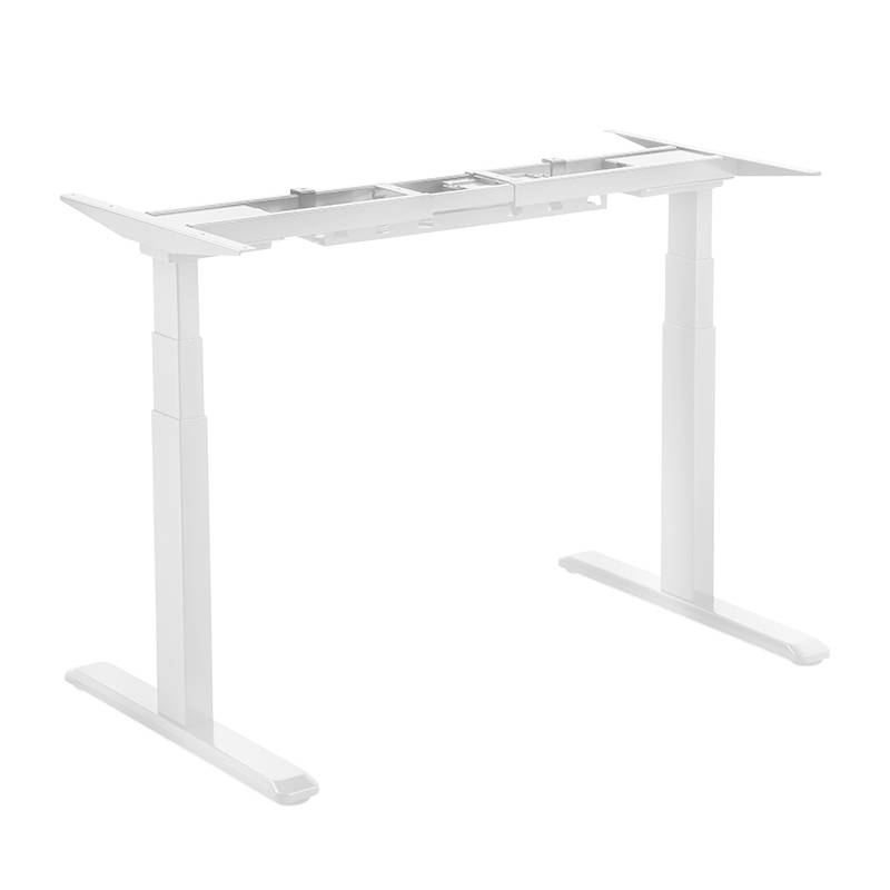 LogiLink Zit-sta-bureauframe Elektrisch in hoogte verstelbaar (b x h x d) 22 x 29.5 x 110.5 cm Wit EO0001W EO0001W