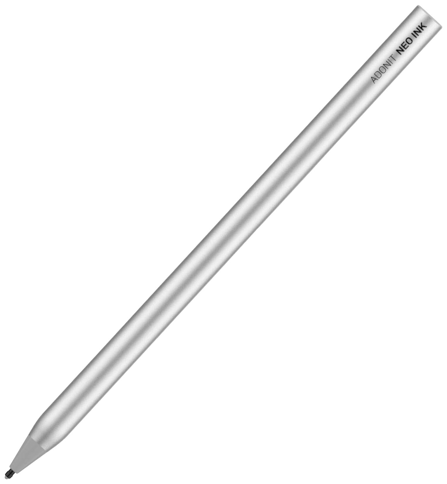 Adonit Neo Ink Stylus Microsoft Surface silber Digitale pen Met drukgevoelige punt, Herlaadbaar Zilver