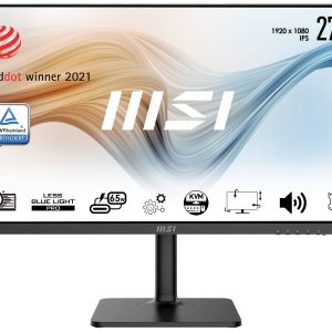 MSI Modern MD272PDE LED-monitor Energielabel F (A – G) 68.6 cm (27 inch) 1920 x 1080 Pixel 16:9 5 ms HDMI, USB-C, Displa MSI Modern MD272PDE LED-monitor Energielabel F (A – G) 68.6 cm (27 inch) 1920 x 1080 Pixel 16:9 5 ms HDMI, USB-C, Displa