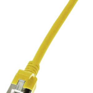 LogiLink CQ9017S RJ45 Netwerkkabel, patchkabel CAT 6A U/FTP 0.30 m Geel Extreem dun, Vlambestendig, Flexibel, Folie afsc LogiLink CQ9017S RJ45 Netwerkkabel, patchkabel CAT 6A U/FTP 0.30 m Geel Extreem dun, Vlambestendig, Flexibel, Folie afsc