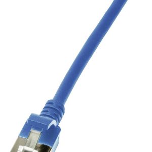 LogiLink CQ9046S RJ45 Netwerkkabel, patchkabel CAT 6A U/FTP 1.50 m Blauw Extreem dun, Vlambestendig, Flexibel, Folie afs LogiLink CQ9046S RJ45 Netwerkkabel, patchkabel CAT 6A U/FTP 1.50 m Blauw Extreem dun, Vlambestendig, Flexibel, Folie afs