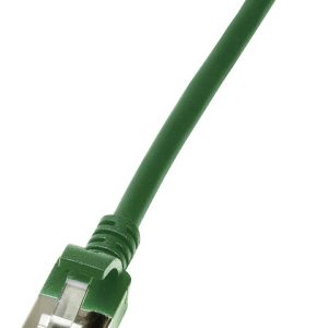 LogiLink CQ9055S RJ45 Netwerkkabel, patchkabel CAT 6A U/FTP 2.00 m Groen Extreem dun, Vlambestendig, Flexibel, Folie afs LogiLink CQ9055S RJ45 Netwerkkabel, patchkabel CAT 6A U/FTP 2.00 m Groen Extreem dun, Vlambestendig, Flexibel, Folie afs