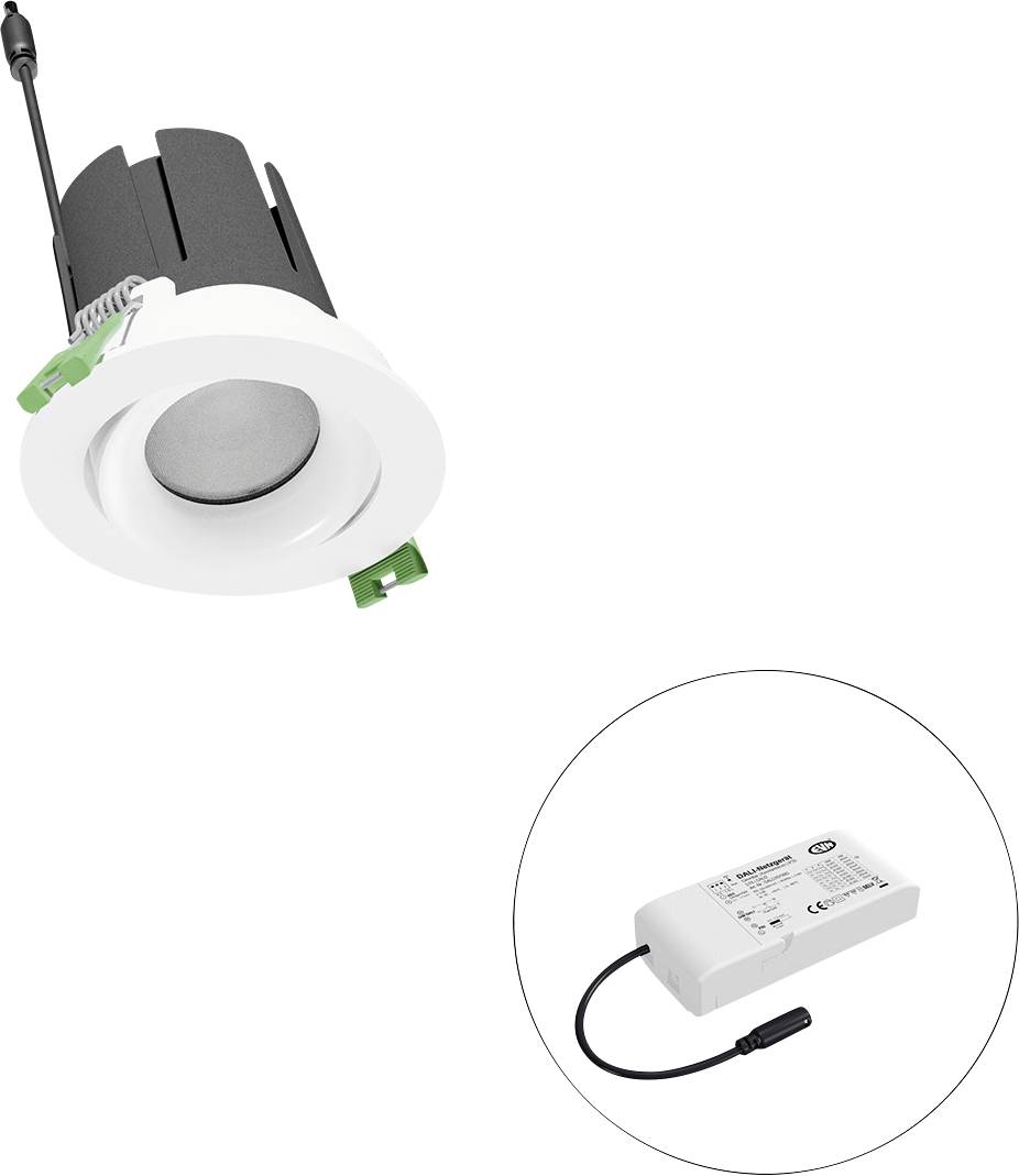 EVN F10RXXXM1340L24D F10RXXXM1340L24D LED-plafondspot