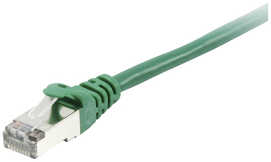 Equip 605542 RJ45 Netwerkkabel, patchkabel CAT 6 S/FTP 3.00 m Groen Vergulde steekcontacten 1 stuk(s)