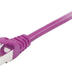 Equip 605557 RJ45 Netwerkkabel, patchkabel CAT 6 S/FTP 0.50 m Violet Vergulde steekcontacten 1 stuk(s)