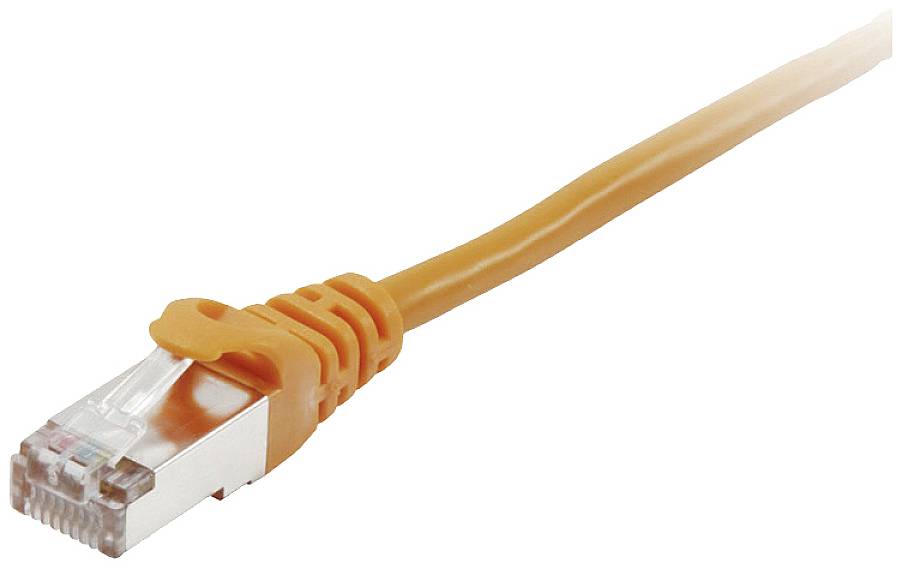 Equip 605579 RJ45 Netwerkkabel, patchkabel CAT 6 S/FTP 20.00 m Oranje Vergulde steekcontacten 1 stuk(s)