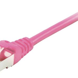 Equip 605585 RJ45 Netwerkkabel, patchkabel CAT 6 S/FTP 7.50 m Pink Vergulde steekcontacten 1 stuk(s)