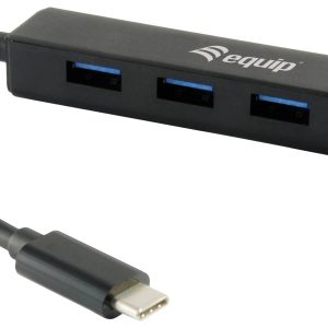 Equip Equip Life USB 3.1 Type-C to 4-Port USB 3.0 Hub 128954 USB-hub 4 poorten USB-A USB 3.1 Gen1 5 GBit/s Met USB-C ste Equip Equip Life USB 3.1 Type-C to 4-Port USB 3.0 Hub 128954 USB-hub 4 poorten USB-A USB 3.1 Gen1 5 GBit/s Met USB-C ste