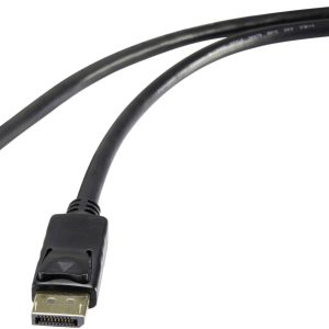 Renkforce RF-5234036 DisplayPort-kabel DisplayPort Aansluitkabel DisplayPort-stekker, DisplayPort-stekker 5.00 m Zwart V Renkforce RF-5234036 DisplayPort-kabel DisplayPort Aansluitkabel DisplayPort-stekker, DisplayPort-stekker 5.00 m Zwart V