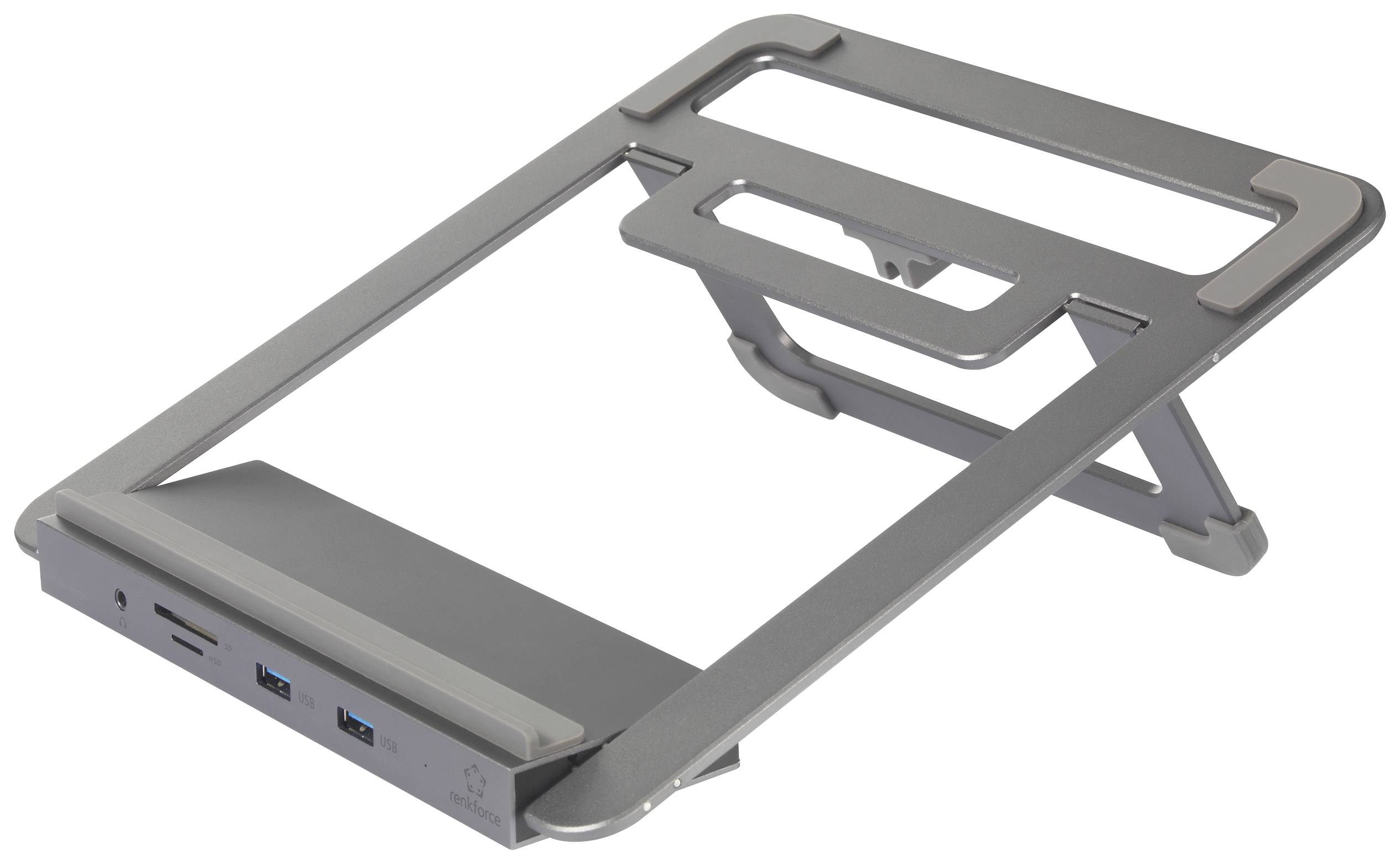 Renkforce RF-LLS-400 USB-C laptopdockingstation / standaard Geschikt voor merk (dockingstation): Universeel, Apple USB-C